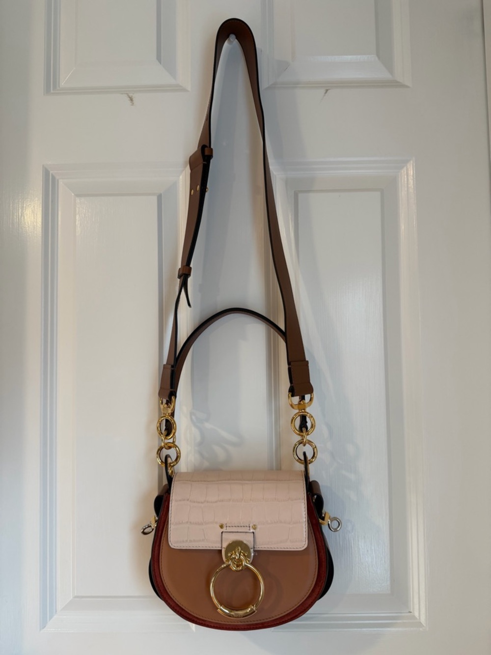 Chloe Tricolor Shoulder Bag - Picture 4 of 16